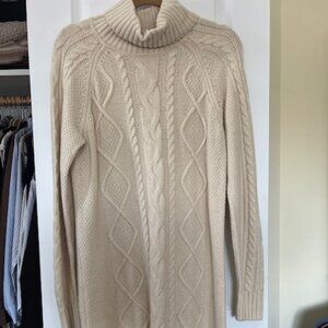Gap Cableknit sweater dress - creme - Size Small Tall